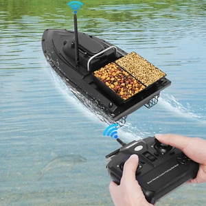 500 m bote de alimentación inalámbrico Fishk?derboot Bait boat RC control remoto negro - Imagen 1 de 14