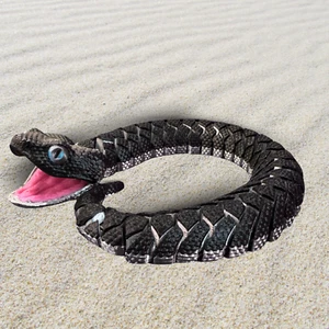 Serpente Vipera Cespuglio Articolato Giocattolo - Foto 1 di 3