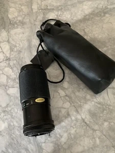RMC Tokina Camera Lens 80-200mm 1:4 With Hoya 55mm Skylight 1b And Case - Picture 1 of 8