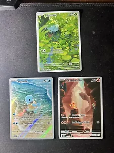 LOTTO Pokemon151 Charmander 168/165 Bulbasaur 166/165 Squirtle 170/165 MINT ๐ฎ๐น - Foto 1 di 5
