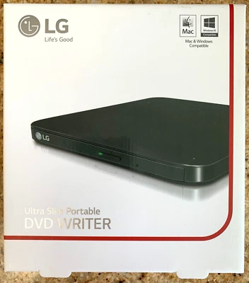 New SEALED LG Ultra Slim Portable USB External DVD Burner Writer - Image 1 of 4