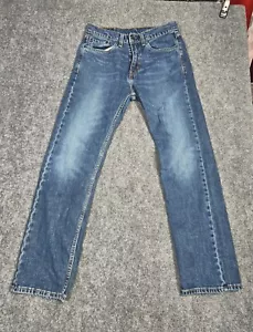 Levis 505 Mens Jeans 29X30 Blue Denim Medium Wash Straight Leg Workwear (27x29) - Picture 1 of 8