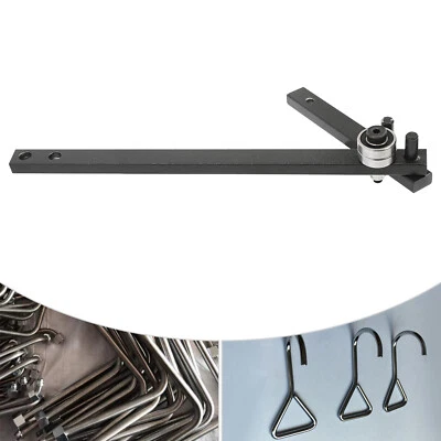 Dobladora manual de 2-10 mm dobladora mini barra plana dobladora de varilla 180° 45# acero Foto 1 de 4