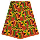 Vibrant Ankara African Wax Cloth Trendy Dress Suit Fabric Unique Flower Print