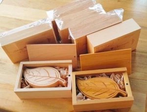 Clé USB 3.0 gratuite logo personnalisé laisse clé mémoire boîte en bois 4 Go-128 Go - Photo 1/10