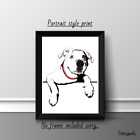 AMERICAN BULLDOG DOG PET A4 PRINT PICTURE POSTER WALL ART HOME DECOR UNFRAMED