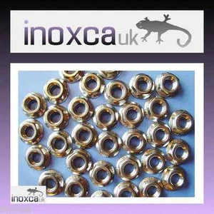 M12 STAINLESS STEEL A2 SERRATED FLANGE HEX NUTS FLANGED DIN 6923 HEXAGON METRIC - Picture 1 of 7