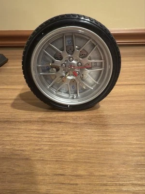 New Vintage Motorcycle Wheel Clock, Cool Decor  - Image 1 of 4