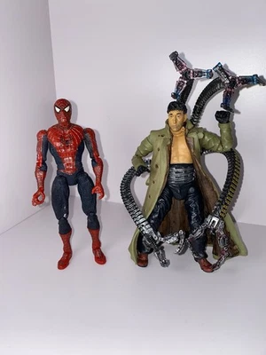 bundle Spiderman Battle Attack and Doc Ock Toybiz  action figures set Marvel - Immagine 1 di 4