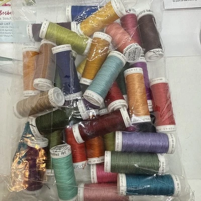 37 Spools of Sulky Cotton Petites Thread 12 wt. Cotton 50 Yd - Beautiful Blooms - Image 1 of 3