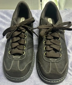 CHUNKY Y2K Skechers Jammers Shoes Women's Size 6.5 Leather Emo Hip Hop Goth - Picture 1 of 22
