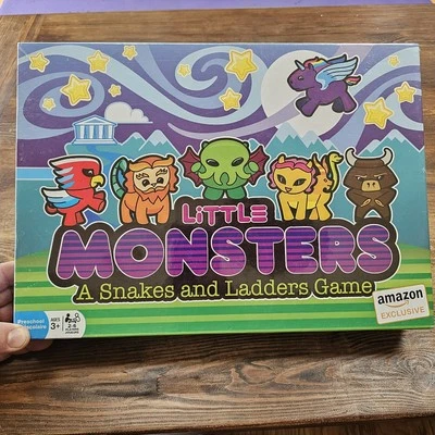Little Monsters Snakes and Ladders (like Chutes & Ladders) GAME New Outset Media - Image 1 of 4
