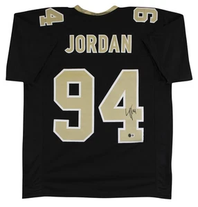 Cameron Jordan Authentic Signed Black Pro Style Jersey Autographed BAS Witnessed - Picture 1 of 3