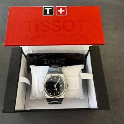 Tissot PRX T137.410.11.051.00 Stainless Steel, Black with box, Swiss Quartz - Bild 1 von 4