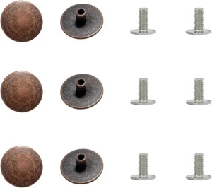 6 Pack Replacement Rivets for Birkenstock Clogs Button Boston Red Bronze  - Picture 1 of 4