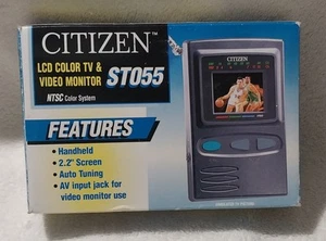 Vintage CITIZEN ST055 2.2" Color TV & Video Monitor - Picture 1 of 12