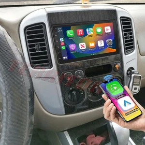 7" WIRELESS CARPLAY FOR 2005–2007 MERCURY MARINER ANDROID13 GPS STEREO RADIO RDS - Picture 1 of 18