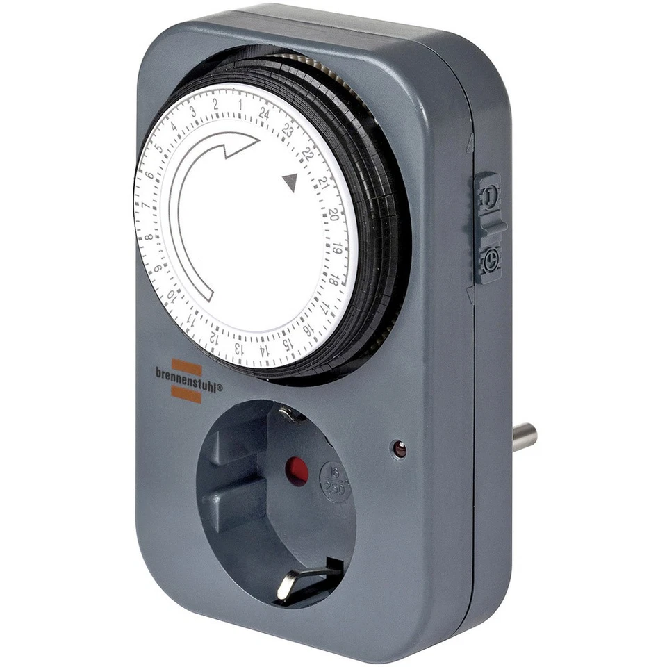 Brennenstuhl 1506450 Steckdosen-Zeitschaltuhr analog  Tagesprogramm   IP20 - Bild 1 von 1