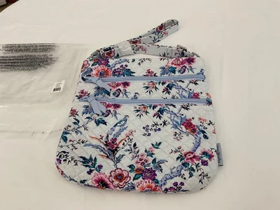 Vera Bradley NEW Triple Zip Hipster Magnifique Floral Crossbody Sac organizer - Image 1 of 4
