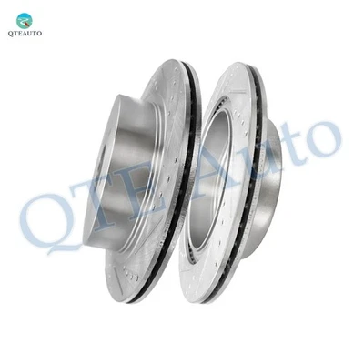 Rotores de freno de disco ranurados perforados traseros de 308 mm para Infiniti M35H 2012 2013 Foto 1 de 4