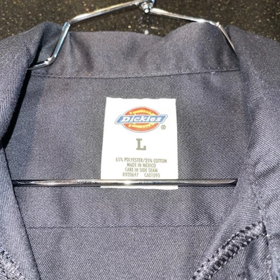 Camisa de trabajo Dickies para hombre, manga larga cuello abotonado, dos bolsillos delanteros Foto 1 de 4