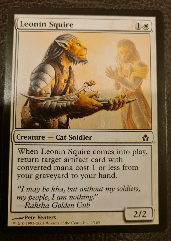 Leonin Squire - Common - Fifth Dawn #9 - MTG  - Image 1 of 1