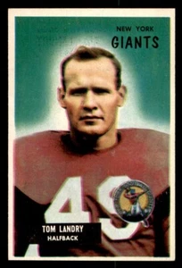 1955 Bowman Football #152 Tom Landry EX *f2 - Picture 1 of 2