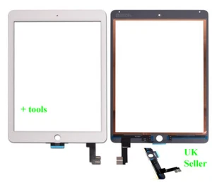 Für iPad Air 2 6. Gen A1566 A1567 Front Touchscreen Digitizer Glas Weiße Linse - Bild 1 von 2