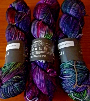 3 SKEINS OF MADELINETOSH PASHMINA- ONE OF A KIND MULTI- WOOL/SILK/CASHMERE-NEW - Image 1 of 2
