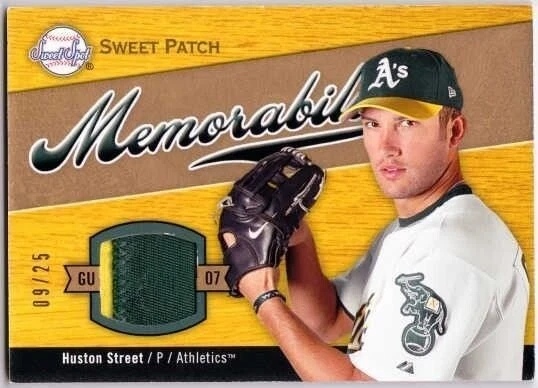 Tarjeta de parche de camiseta de recuerdos de Sweet Spot Sweet Swatch 2007 de Houston Street 25/09 Foto 1 de 2