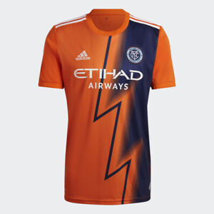 adidas New York City FC NYCFC Away Soccer Authentic Jersey H47848 $130 S-XL