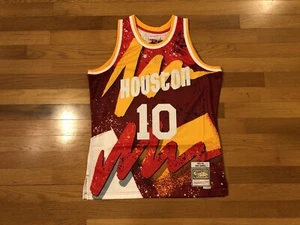 New L Houston Rockets Sam Cassell Mitchell & Ness Jersey Hyper Hoops Swingman - Picture 1 of 9