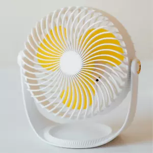 7 Inch Rechargeable Desk Fan - Small Quiet Personal Cooler Powered Portable - Picture 1 of 6