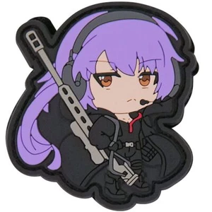Gancho y bucle de PVC Sniper Chan Tactical Anime Girl Waifu Kawaii - Imagen 1 de 5