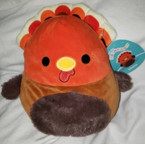 Squishmallows 8" Ulana the Turkey 🦃Harvest Squad Thanksgiving 2023 NWT Kellytoy - Picture 1 of 7