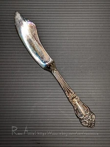 Reed & Barton Silverplate Festivity Tiger Lily Flat Hndl Master Buttermesser 7" - Bild 1 von 4