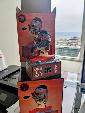 SF GIANTS 2023 LOU SEAL Splash Hits COUNTER BOBBLEHEAD BOBBLE 05/20/23 NIB Cover