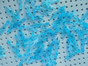 Lego Translucent bl Castle Western Wavy Flame Fire Water lot of 10 from huge lot - Picture 1 of 3