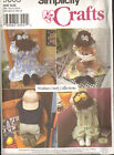 Kneeling Dolls & Clothes, Simplicity 9005 Sewing Pattern, Walnut Creek, uncut