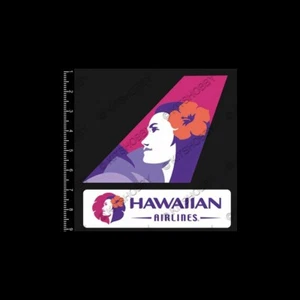 Pegatina Logo Hawaiian Airlines (Tamaño 9 cm x 9 cm) - Imagen 1 de 1