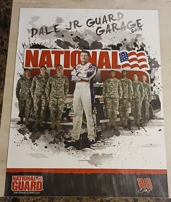 Dale Jr.- Guard Garage National Guard 24x18 Pre-Owned Poster 2013 - Image 1 of 3