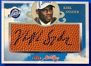 2004-05 Fleer Sweet Sigs Auto Kirk Snyder RC Rookie 169/200 SSG-KS Jazz Rockets - Bild 1 von 3