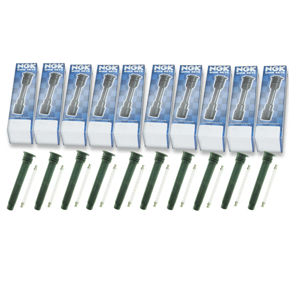 10 件 NGK 58965 CPB-CR006 点火线圈靴适用于 SPP156E SPB219 702537 us — 第 1/4 张图片