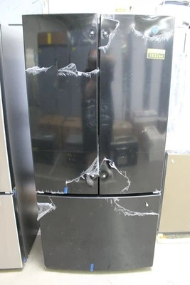 GE GWE19JGLBB 33" Negro CD Puerta Francesa Refrigerador NOB #153244 Foto 1 de 4