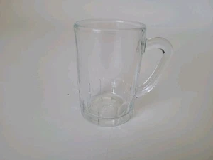 Vintage Miniatur Stein Becher Schnaps Klarglas mit Henkel Frankreich 2 3/4 cm hoch - Bild 1 von 6