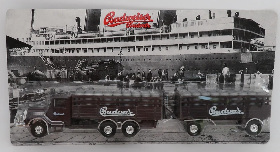 Grell Ho 1/87 Camion Truck Trailer Tatra 111 Birra Budweiser In Scatola - Immagine 1 di 4