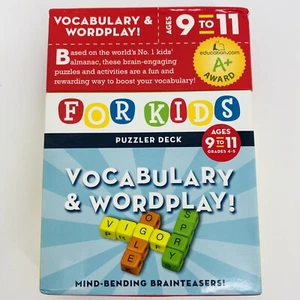 World Almanac Puzzler Deck: Wortschatz & Wortspiel für Kinder im Alter von 9-11 - Bild 1 von 7