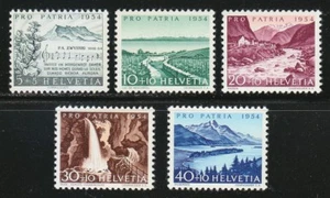 Schweiz 1954 postfrisch Mi 597-601 Sc B232-B236 Alberik Zwyssig, Komponist. Ansichten - Bild 1 von 2