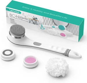 VOYOR Electric Body Brush Back Scrubber for Shower Rechargeable Exfoliating Bath - Picture 1 of 12