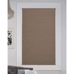 BlindsAvenue Cordless Blackout Cellular Honeycomb Shade 9/16 in. Single Cell - Picture 1 of 4